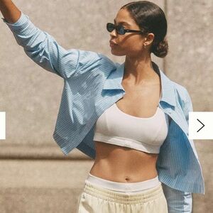 Anthropologie Scoop-Neck‎ Cotton Bra NWT XXS